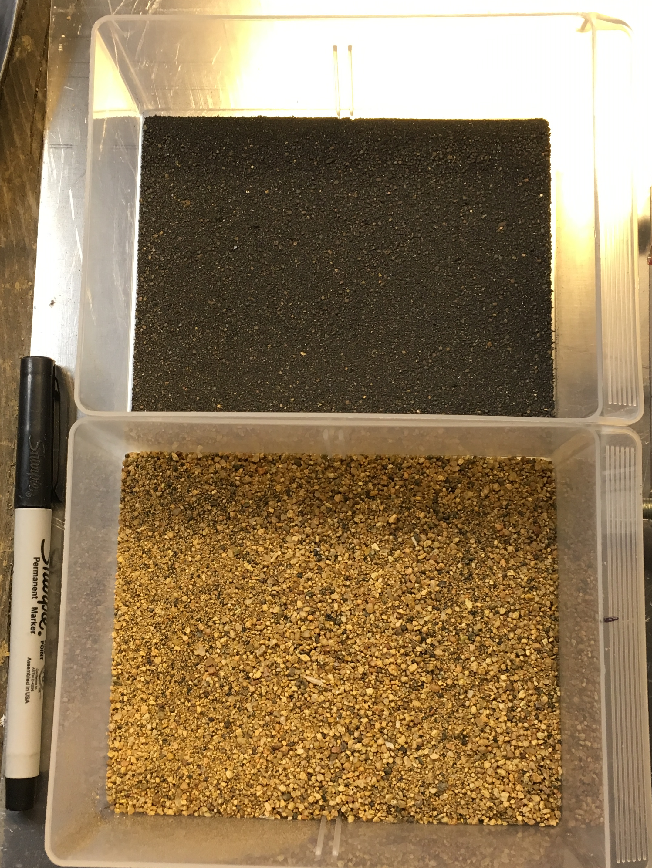 Results of MAG-ZIP unit with weak-magnet system for fine gold recovery and rapid magnetite separation.